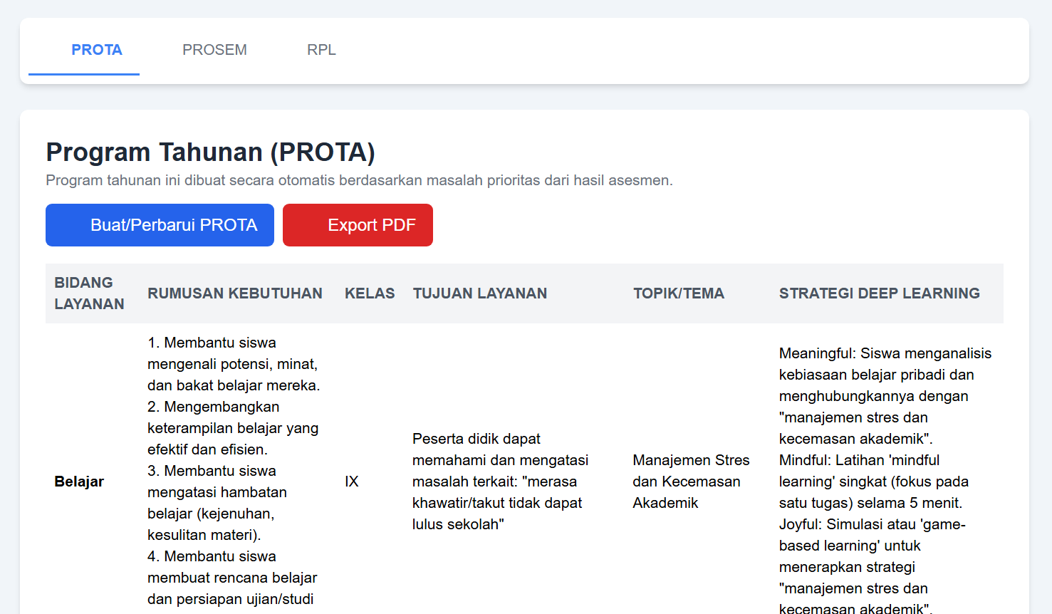 Screenshot RPL Otomatis